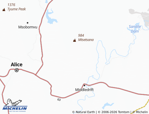 Kaart MICHELIN Mabeleni - ViaMichelin