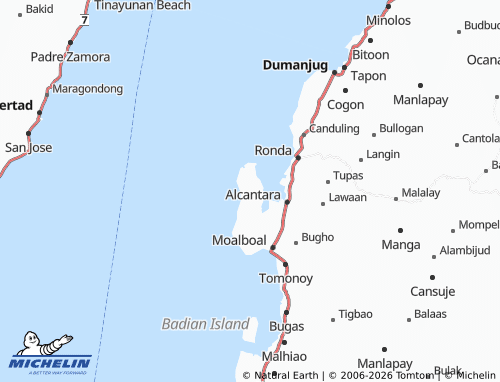MICHELIN Saavedra map - ViaMichelin