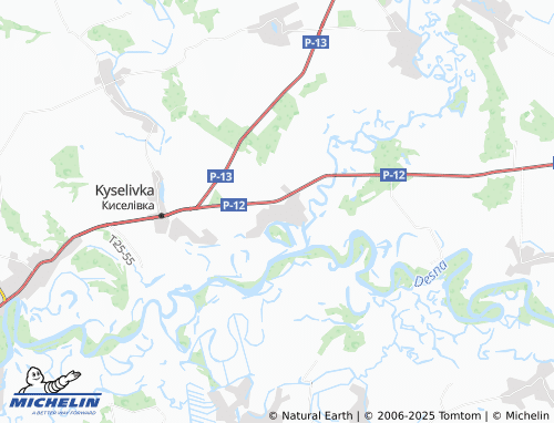 MICHELIN Brusyliv map - ViaMichelin