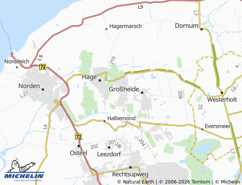 MICHELIN Berumbur map - ViaMichelin