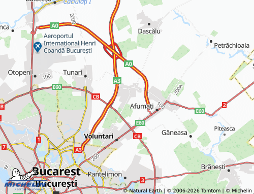 Mapa MICHELIN Ștefăneștii de Jos - ViaMichelin