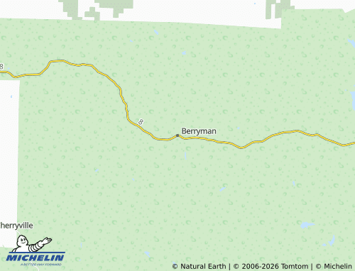 Mapa MICHELIN Berryman - ViaMichelin