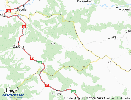 MICHELIN Archita map - ViaMichelin