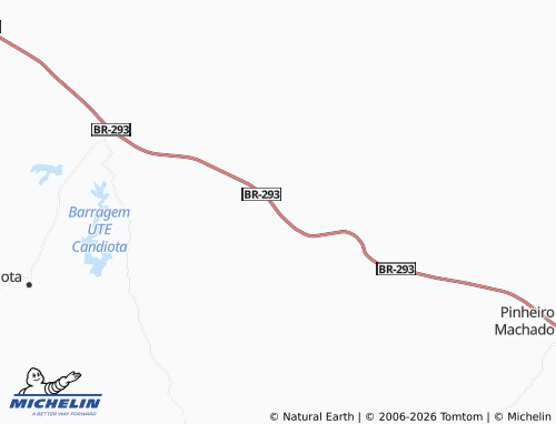 Mappa MICHELIN Candiota - ViaMichelin