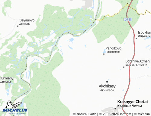MICHELIN-Landkarte Pitishevo - ViaMichelin