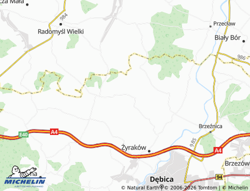 MICHELIN Mokre map - ViaMichelin