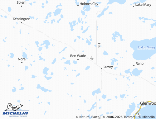 Mapa MICHELIN Ben Wade - ViaMichelin
