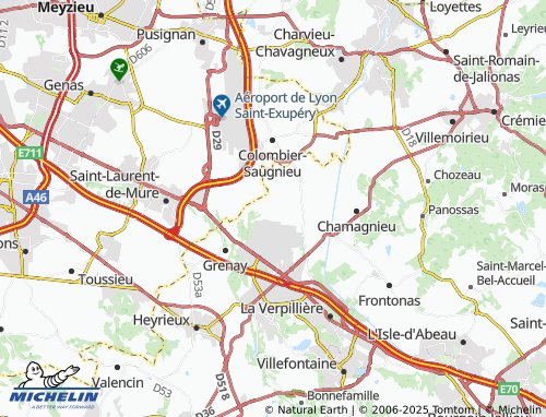 Carte MICHELIN La Ruette - ViaMichelin