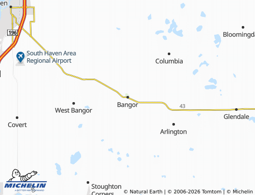 Mappa MICHELIN Bangor - ViaMichelin