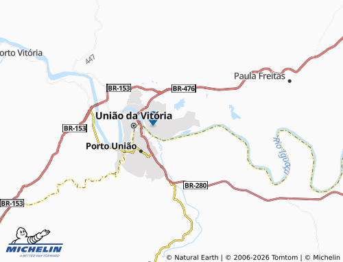 Mappa MICHELIN São Braz - ViaMichelin