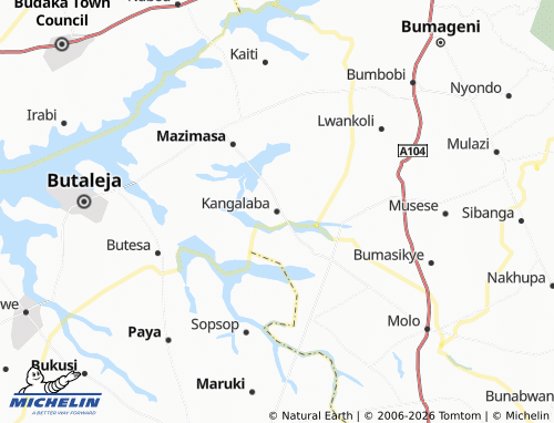 Mappa MICHELIN Kangalaba - ViaMichelin