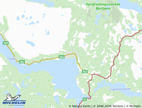 MICHELIN Raulandsgrend map - ViaMichelin
