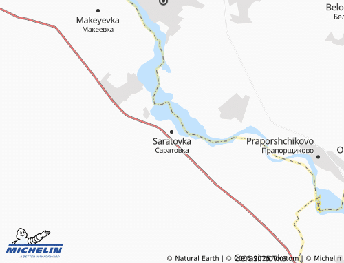 MICHELIN Saratovka map - ViaMichelin