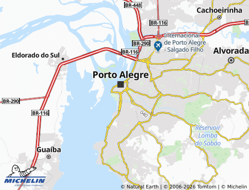 Mapa MICHELIN Cidade Baixa - ViaMichelin
