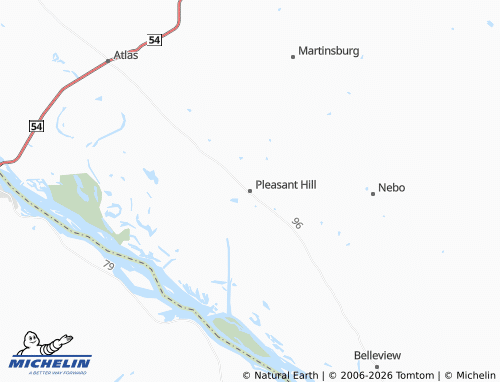 Mapa MICHELIN Pleasant Hill - ViaMichelin