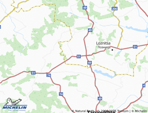 MICHELIN Chudomir map - ViaMichelin
