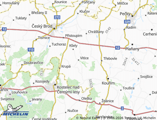 Mapa MICHELIN Vitice - ViaMichelin