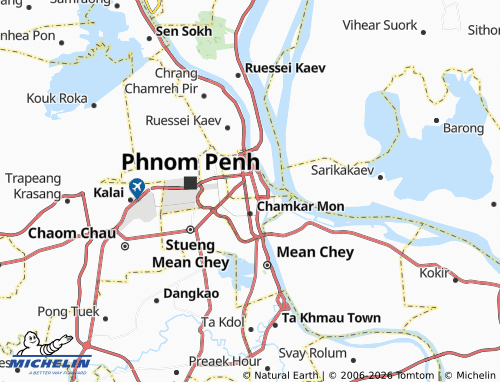 Mappa MICHELIN Boeng Reang - ViaMichelin