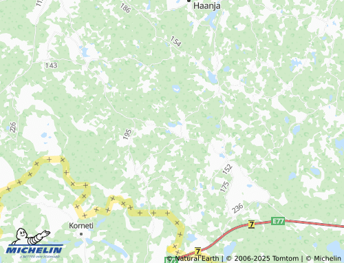 MICHELIN Palujüri map - ViaMichelin