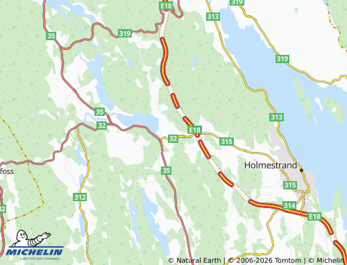 MICHELIN Hillestad map - ViaMichelin