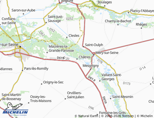 Mappa MICHELIN Châtres - ViaMichelin