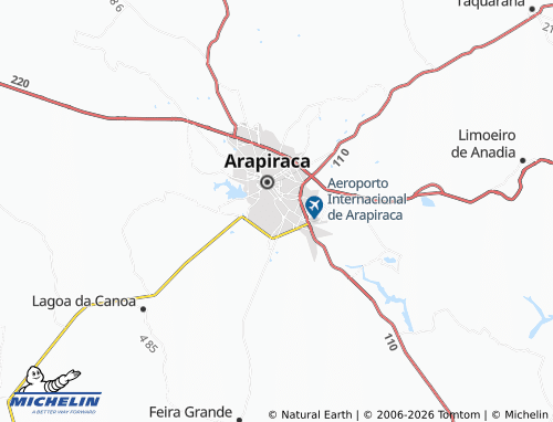 Mapa MICHELIN São Luiz II - ViaMichelin