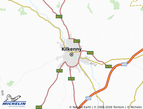 Carte MICHELIN Kilkenny - ViaMichelin