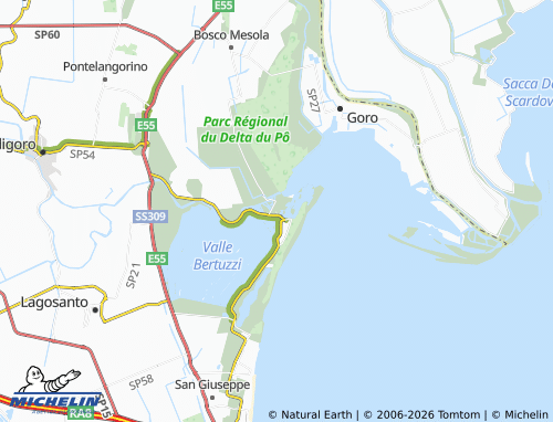 MICHELIN Volano map - ViaMichelin