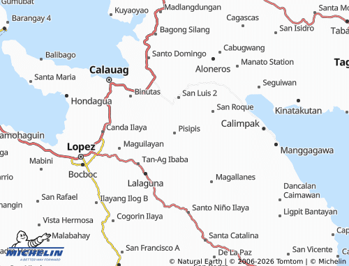 MICHELIN Pisipis map - ViaMichelin