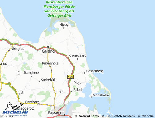 MICHELIN Kronsgaard map - ViaMichelin