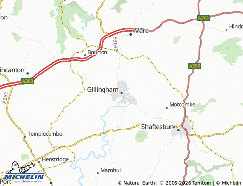 Carte MICHELIN Gillingham - ViaMichelin