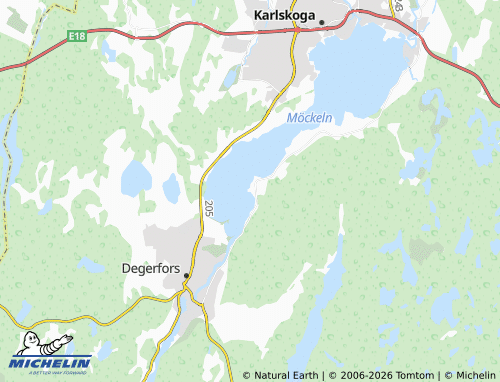 MICHELIN-Landkarte Duvedalen - ViaMichelin