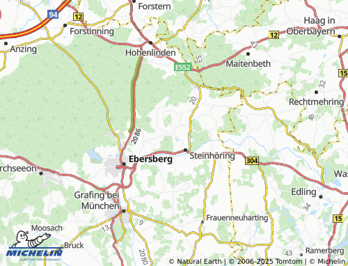 Kaart MICHELIN Berg - ViaMichelin