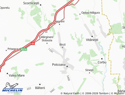 Mappa MICHELIN Bircii - ViaMichelin
