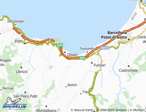 Carte MICHELIN Falcone - ViaMichelin