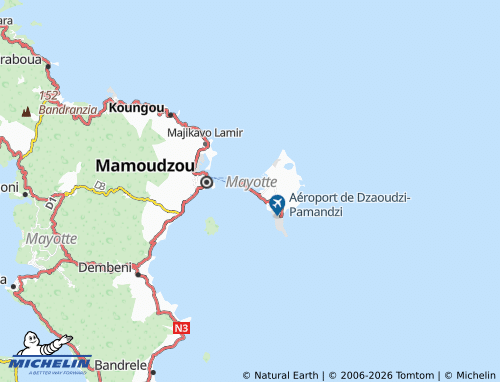 MICHELIN Foungoujou map - ViaMichelin