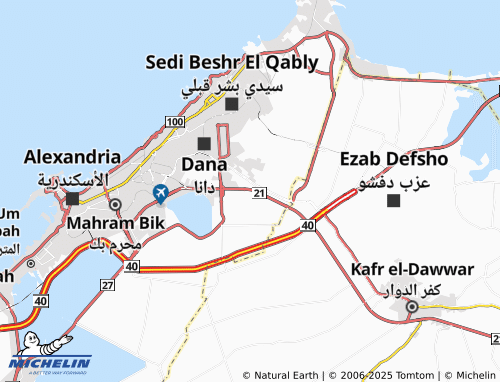 Mapa MICHELIN Ezbat al-Waqf - ViaMichelin