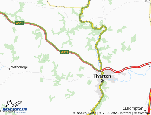 MICHELIN Loxbeare map - ViaMichelin