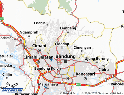 MICHELIN Cidadap map - ViaMichelin