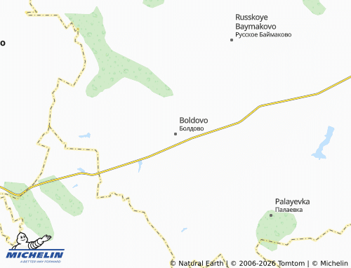 MICHELIN-Landkarte Boldovo - ViaMichelin