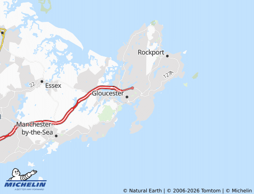 Mapa MICHELIN Gloucester - ViaMichelin