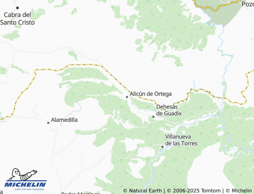 MICHELIN Alicún de Ortega map - ViaMichelin