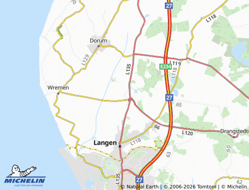 MICHELIN Sievern map - ViaMichelin