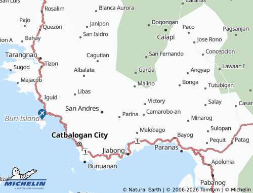 MICHELIN Lulugayan map - ViaMichelin