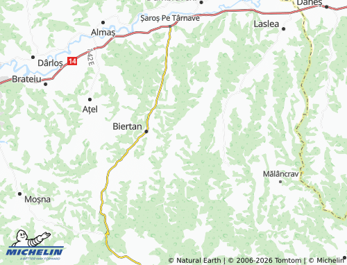 Mappa MICHELIN Copșa Mare - ViaMichelin