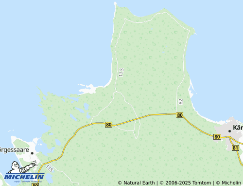 MICHELIN Malvaste map - ViaMichelin