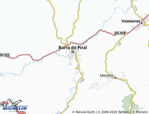 Carte MICHELIN Carvão - ViaMichelin