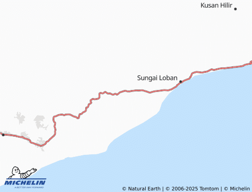 MICHELIN Damar Indah map - ViaMichelin