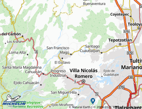 MICHELIN-Landkarte San Francisco Magú - ViaMichelin