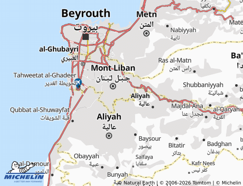 Mapa MICHELIN Wadi Shahrour al-Sufla - ViaMichelin